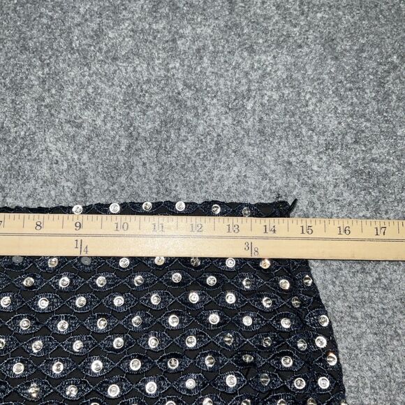 Diane von Furstenberg Skirt Womens Size 4 Navy Pencil Skirt - Picture 5 of 14